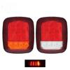 High Brightness Signal Tail Light Square LED Marker Side Light 21LED Truck Clearance Light  Boat