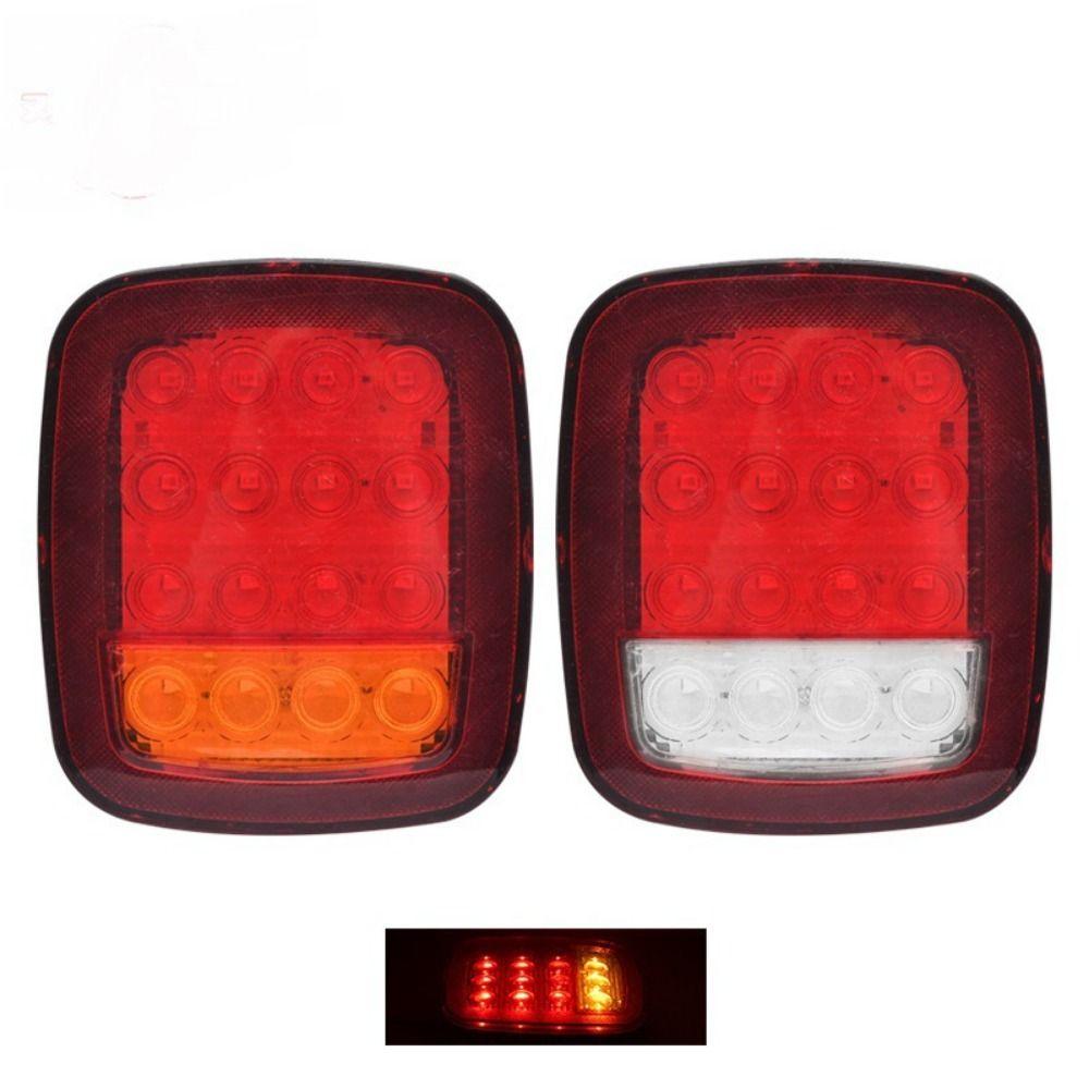 High Brightness Signal Tail Light Square LED Marker Side Light 21LED Truck Clearance Light Boat