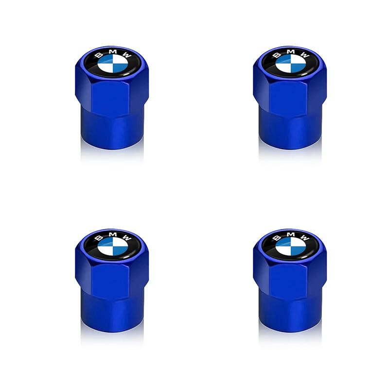 4Pcs Car Wheel Tire Valve Caps Air Stem Covers Accessories E46 E39 E70 F10 F20 F30 X5 X6 X1 M3 M5 M6 E71 F01 F02 F87 HJ5