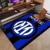 Custom Football Mat Personalized Name, Polyester Washable Indoor Entryway Rug, Gift for Christmas, Easter, Thanksgiving Day