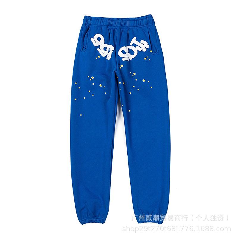 SP5DER 555555 Web Print Hoodie Unisex Casual Sweatshirt