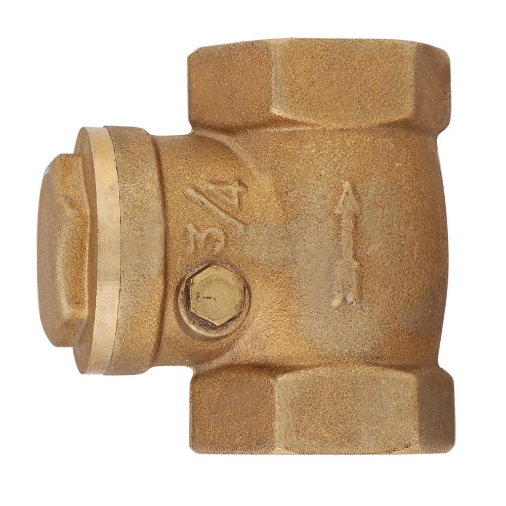 1pc DN20 Female Thread Brass NOn Return Swing Check Valve 232PSI Prevent Water Backflow