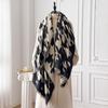 Fashion Print Cashmere Scarves Winter Shawls Female Autumn Thickened Warm Women Tassel Wraps Outdoor Neck Scarf