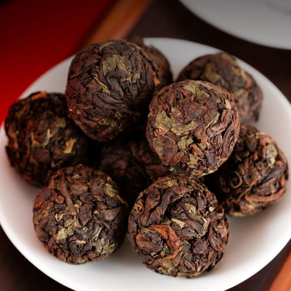 Glutinous Rice Fragrance Dragon Ball Pure Handmade Small Tea 2019 Menghai Pu'er