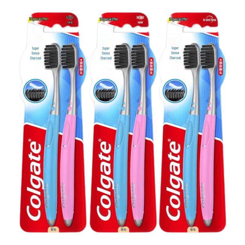 Colgate Мини Зубная щетка с древесным углем