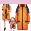Kakegurui Азартный игрок Руна Ёмодзуки Косплей Костюм Уютное Худи Пальто
