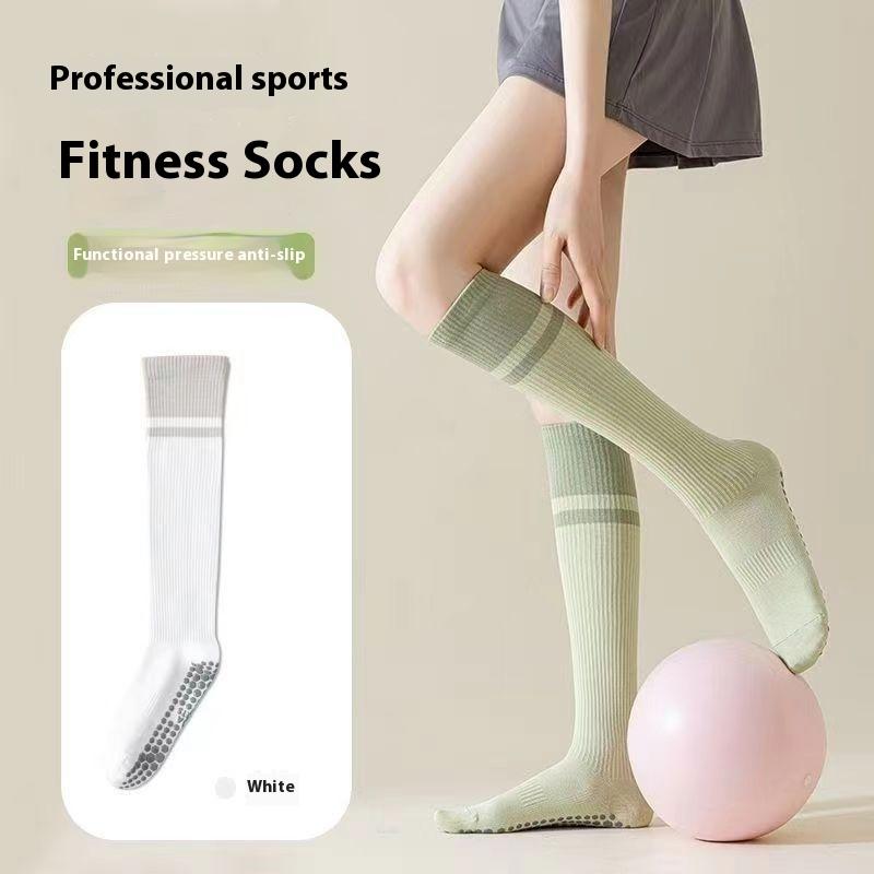 Yoga Socks Women's Calf Socks Tennis Socks Non-slip Professional Sports Muscle Golf Pilates Jumping Exercise Cycling Stockings