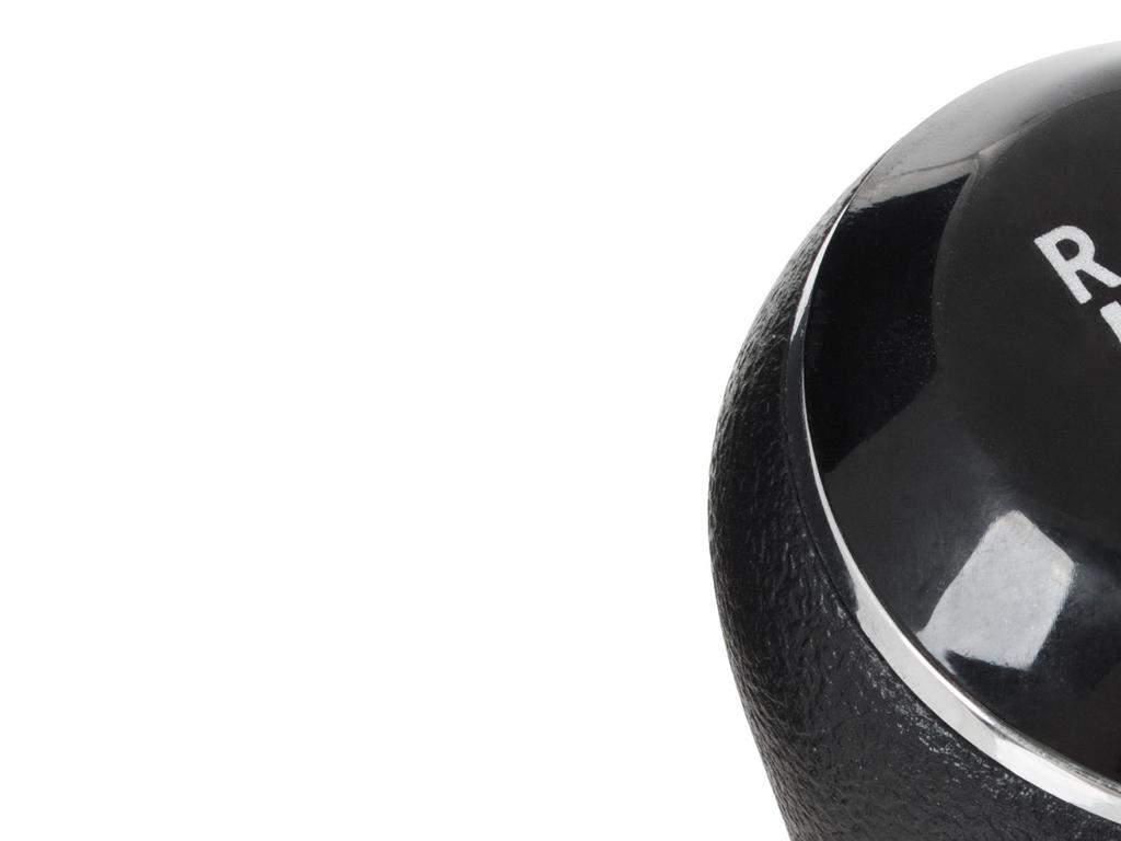 VW Polo V 6R 2009- Gear Shift Knob Black + Bellows with Chrome Frame 5-Speed