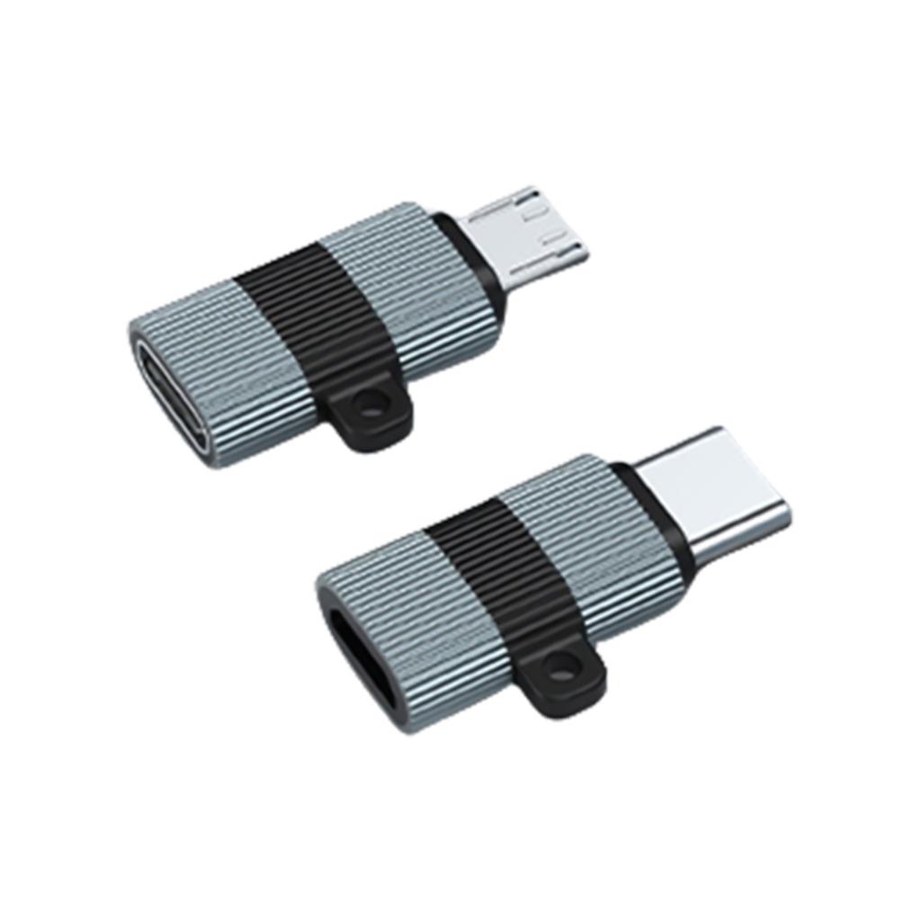 Короткие USB C - USB адаптеры USB Type C Female - Micro USB Male адаптеры Разъемы Адаптеры зарядных устройств для телефонов ноутбуков
