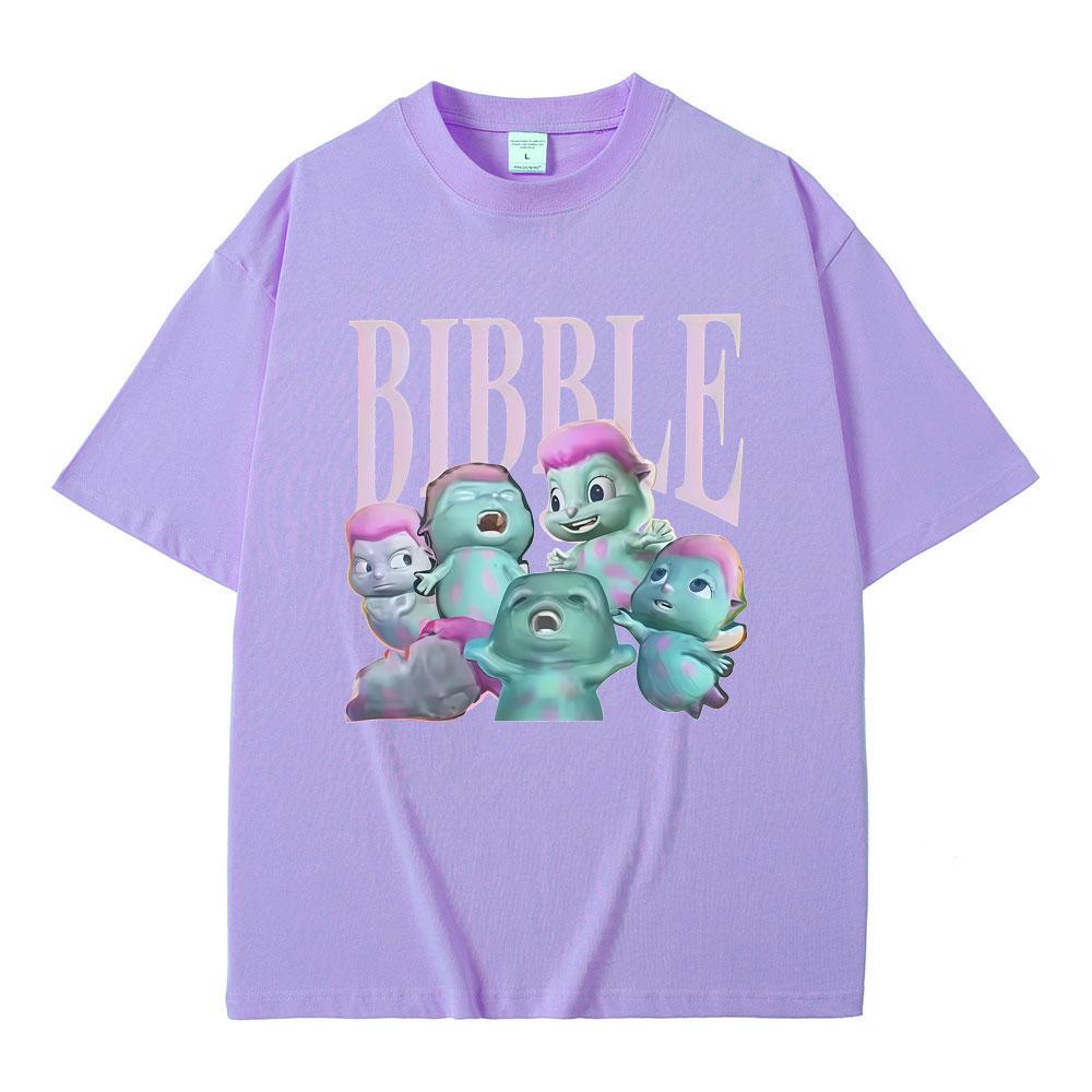 Funny Bibble Graphic T Shirts Unisex Women Casual Humor Short Sleeve Tshirt Oversized Streetwear Unisexs Pure Cotton Tops Tshirts