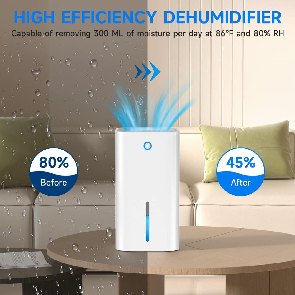 Осушитель воздуха для дома, поглотитель влаги, электрические тихие портативные осушители воздуха для спальни, подвала, офиса, дезодорант, осушитель воздуха
