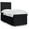 Box Spring Bed with Mattress Black 80 x 200 cm Fabric