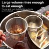 Stainless Steel Fine Food Colander Wire Mesh Slotted Spoon Funnel Hot Pot Hook