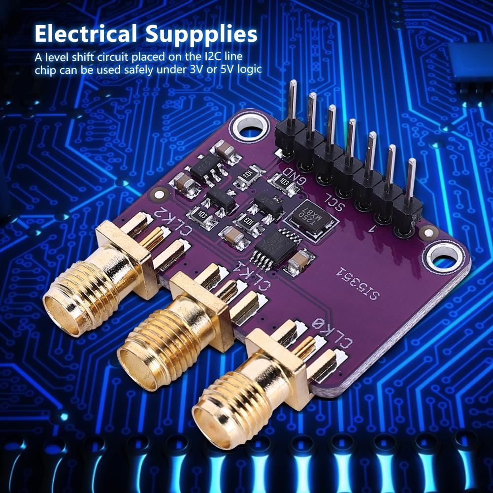 CJMCU 5351 Si5351A Clock Splitter Signal Generator 8KHz 160MHz Electronic Component