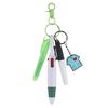 Backpack Hanging Ballpoint Pen With Keychain ABS Marker Pendant  School Teachers Students