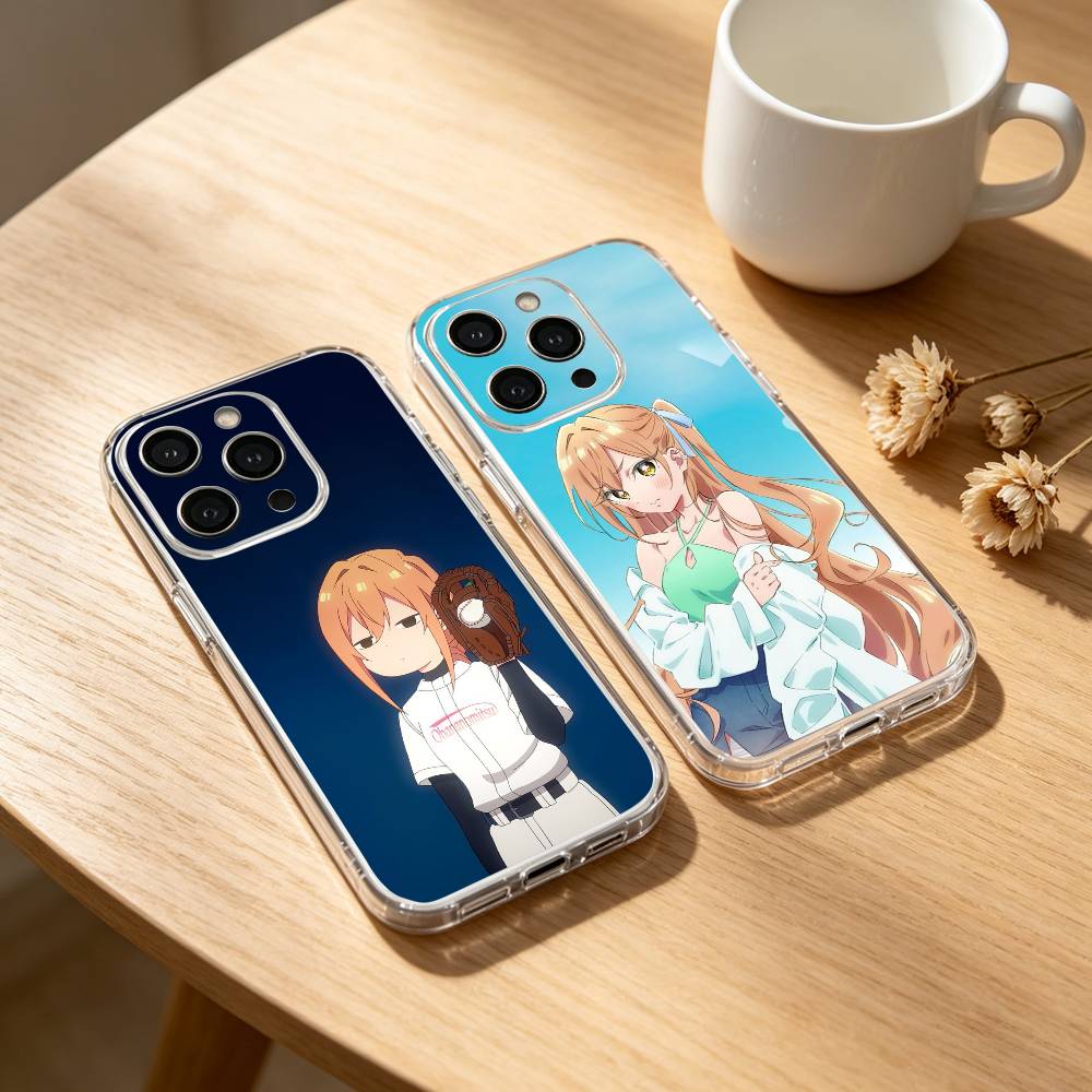 Аниме Чехол для телефона The 100GF I-Inda Karane для iPhone 17 16 15 14 13 12 11 Mini Pro Max Plus Прозрачный чехол