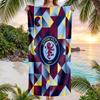 Aston Villa Football Beach Towel Soft Microfiber Summer Towel Quick Dry Absorbent Towel for Beach Swimming Pool Travel