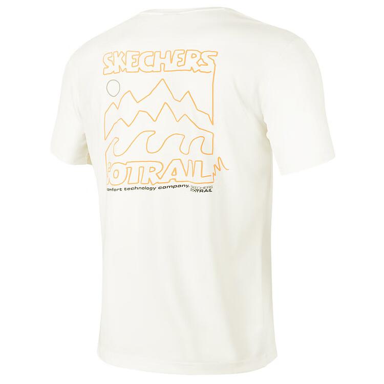 Skechers T Shirt Men's Marshmallow White L224M009-0074