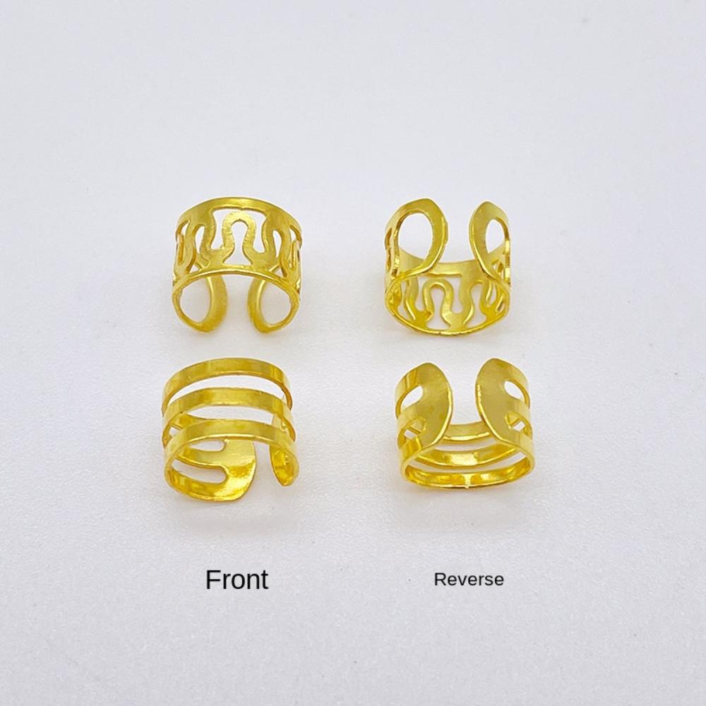 50 шт., грязная коса, заколка для волос, полые пряжки для волос, плетение волос, металлические манжеты, украшение