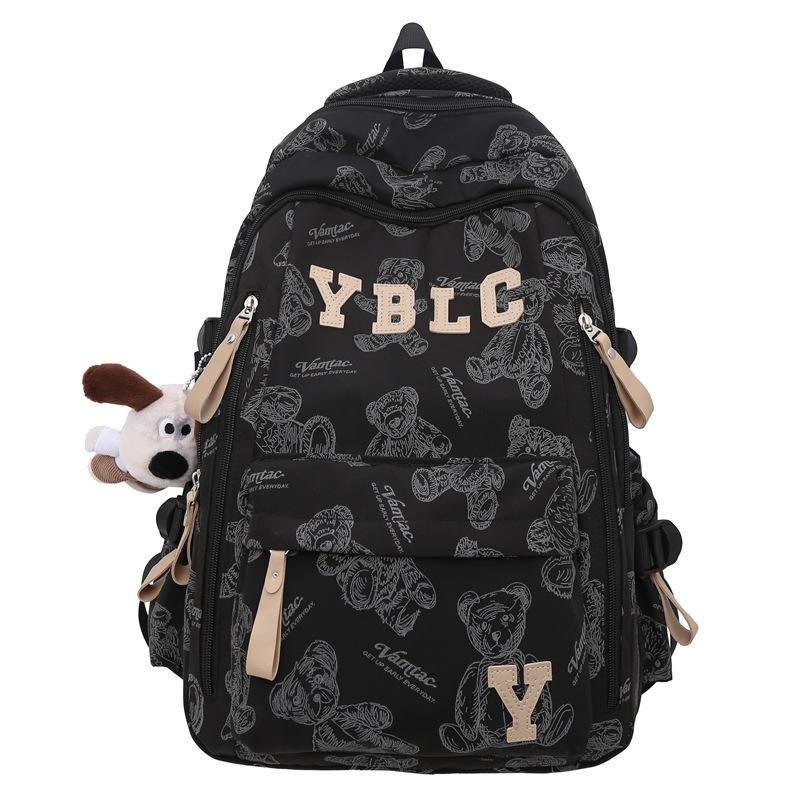 Schoolbag1011 new schoolbag boys junior high school students high school students printed girls backpack primary school students travel backpack