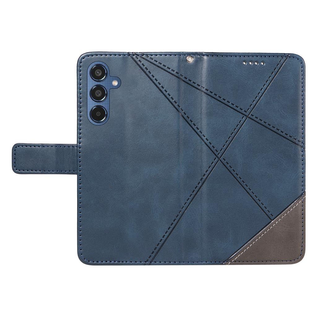 Чехол для Samsung Galaxy M35 5G, складная подставка, кожаный геометрический кошелек, чехол для телефона