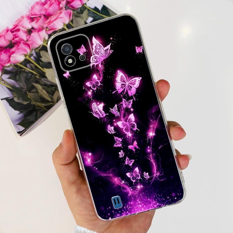 Для чехла Realme C11 2021 Чехол Модный Мраморный Сердце Любви Силиконовый Мягкий ТПУ Задняя крышка телефона Для Realme C11 RMX2185 C20 C20A Capa