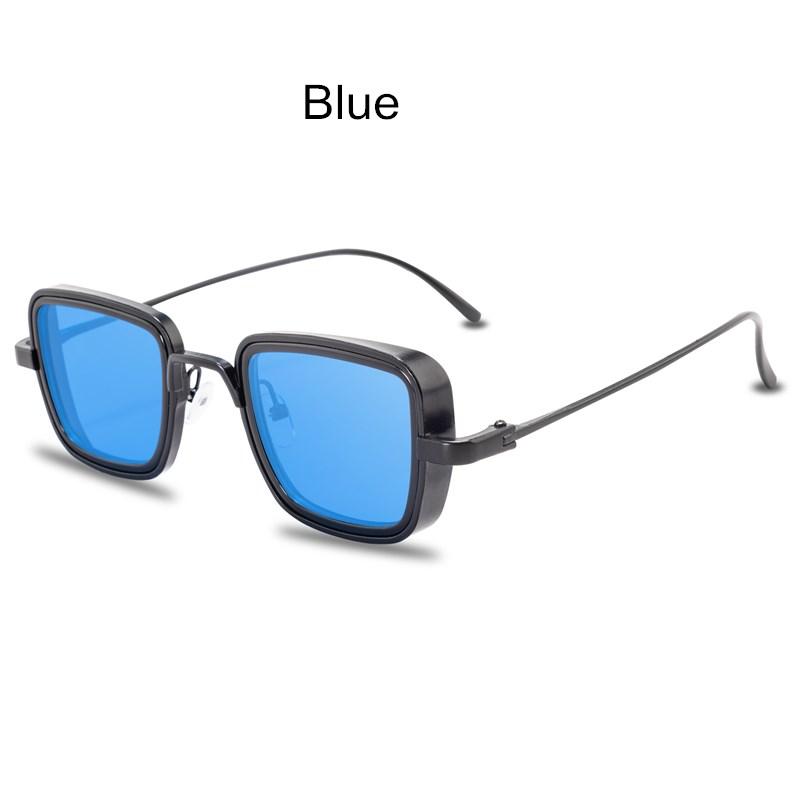 Новые Стимпанк Солнцезащитные Очки Мода Мужские Женские Дизайнерский Бренд Винтажные Квадратные Металлическая Оправа Солнцезащитные Очки Uv400 Очки