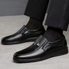 Men's Fashion One-step Formal Shoes-fashionable British Style, Durable Rubber Sole, Comfortable, Business Casual, One-step, Lazy Shoes