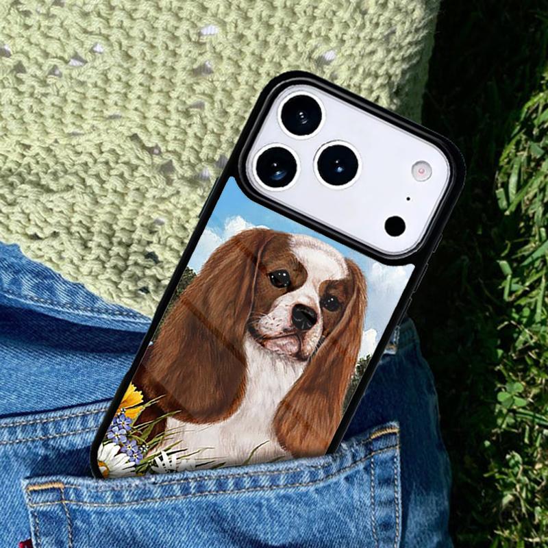 Cavalier King Charles Spaniel Phone Case Cover for IPhone 11 12 13 14 15 16e 17 Pro Max Coque for IPhone 17 Air