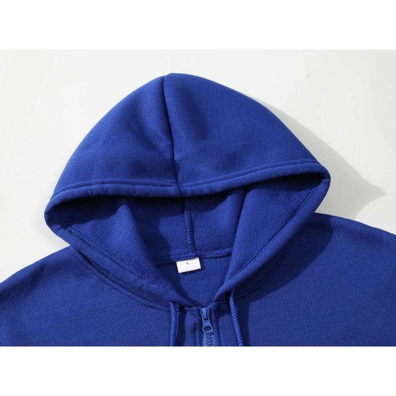 Высококачественные модные толстовки с капюшоном на молнии для мужчин в стиле ретро Harajuku, однотонная куртка High Street, толстовка с капюшоном на молнии, осенняя повседневная свободная толстовка, одежда