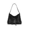 [Hopea] Большая вместительная сумка через плечо, Дизайн crossbody, Для путешествий, Школьная, Для работы, Подарок, Однотонная, Карман, Эко-сумка, Сумка для встреч