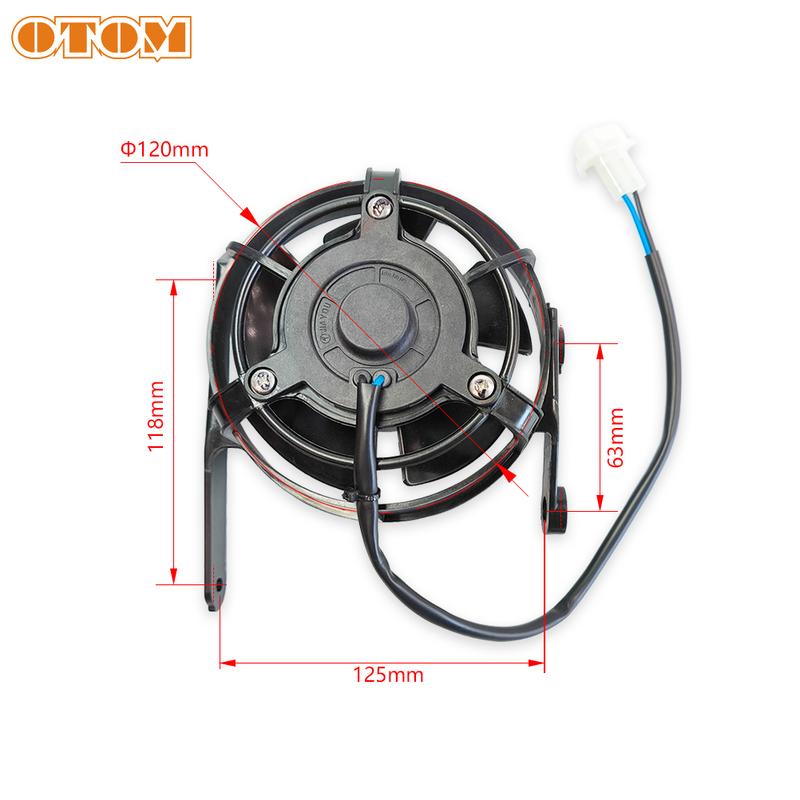 For KTM EXC 2008-2023 Motorcycle Radiator Fan OEM Replacement Fan EXC-F XC-W HUSQVARNA FE TE Dirt Bike Performance Cooling Fan