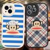 Знаменитый Роскошный Кожаный Чехол Для Телефона P-Paul F-Frank Для IPhone 15 14 13 Pro Max 12 11 16 Plus Чехол Для Телефона