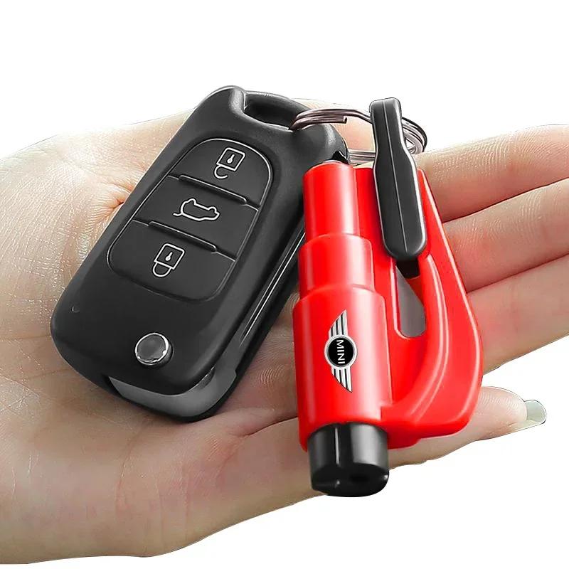 CAK1 For Bmw Mini Car Safety Hammer Auto Emergency Glass Window Breaker Seat Belt Cutter For Mini Cooper R50 R52 R53 R55 R56 R60 F56