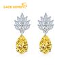 Classic Copper Alloy Zircon Earrings Ladies Jewelry Wedding Promise Party Gift