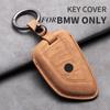 Для BMW F30 F31 F32 F34 F20 F21 F07 X1 X3 G01 X4 F15 F16 Кожаный Чехол-Оболочка для Автомобильного Ключа Брелок для Ключей Автомобиля