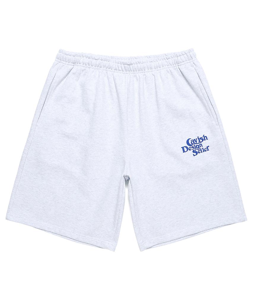 CAVISH Seller Logo Sweat Shorts Light Gray(Cv2Cmupa01A)