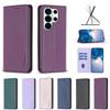 Кожаный чехол-книжка с магнитной застежкой для Samsung Galaxy S26 Ultra S25 Plus S24 S23 S22 A07 A27 A37 A57 A17 A16 A36 A56 A26