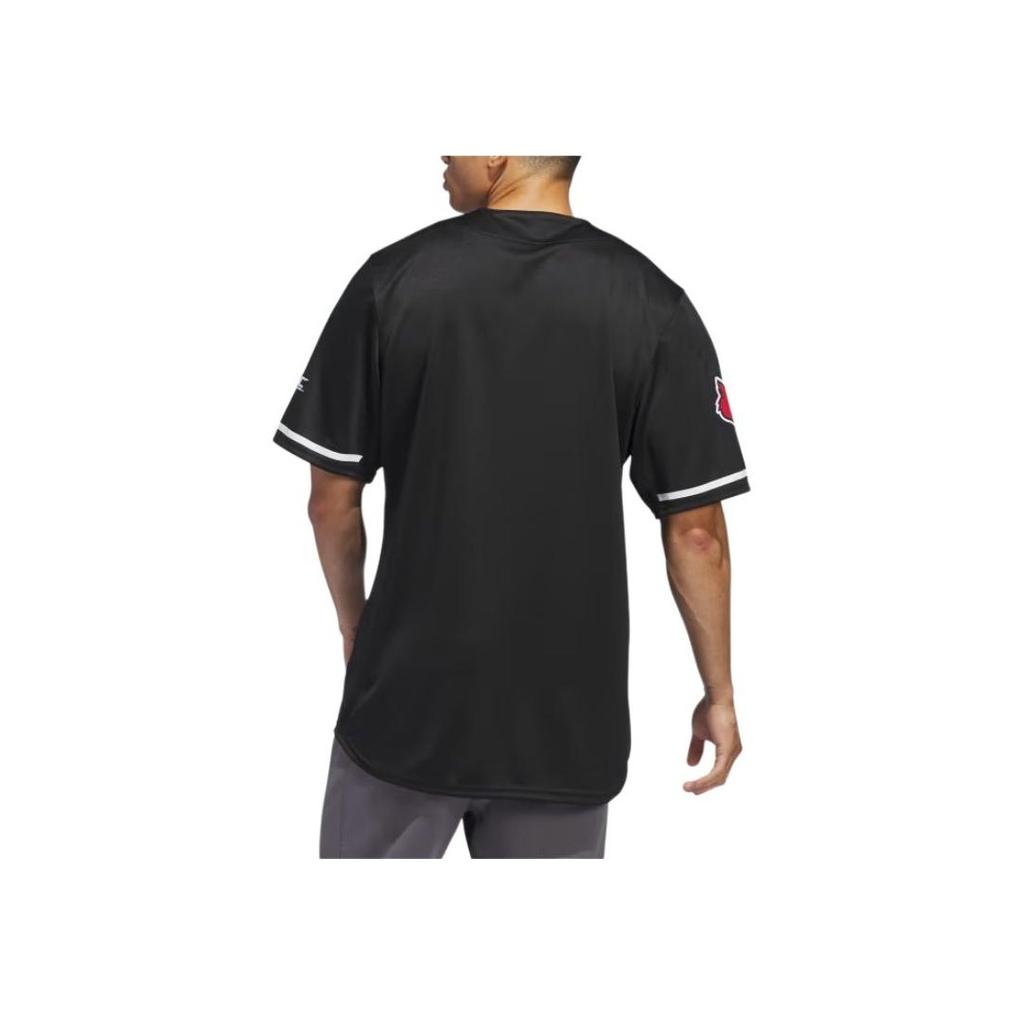 adidas Джерси бейсбольной команды Louisville Black для мужчин в уличном стиле IN2006