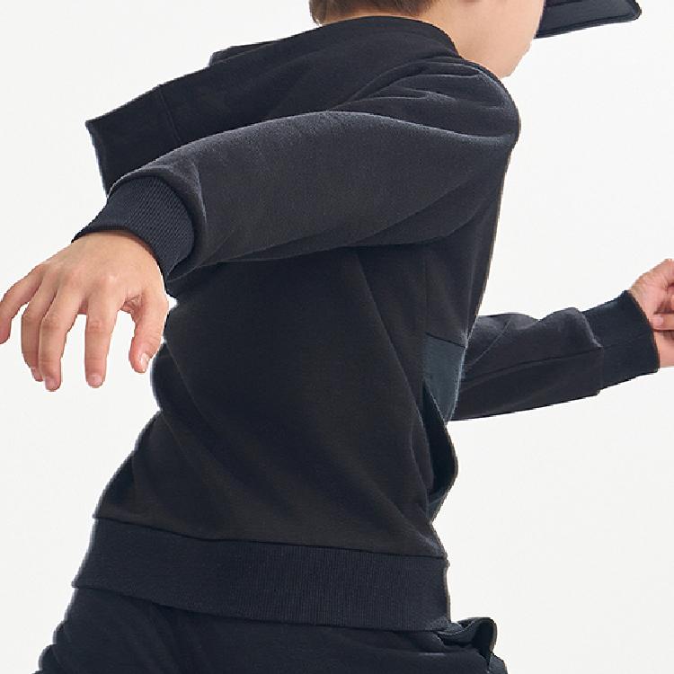 Nike Толстовка с капюшоном, повседневная, спортивная, универсальная, удобная, детская, черная, N32512367GS-002
