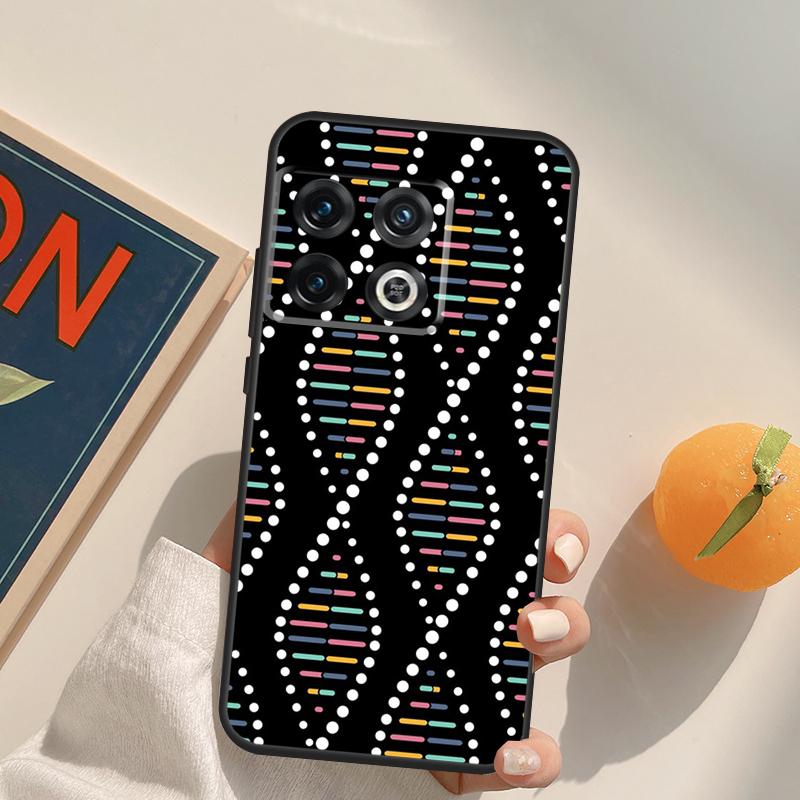 Научный чехол с ДНК и биологией для OnePlus 13R 12R 10R 13T 10T 11 12 13 15 OnePlus Nord 5 CE 2 3 4 Lite N20 N30