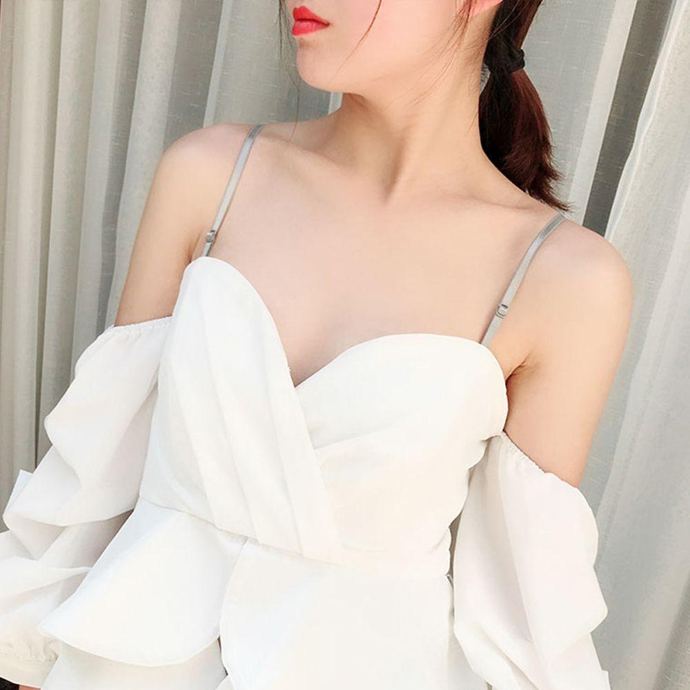 Pair Summer Elastic Nylon Bra Accessories Intimates Accessories Invisible Bra Strap Shoulder Strap
