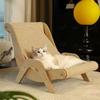 Wear-Resistant Pet Rocking Chair Elevated Cat Sofa Bed Cat Scratcher Cat Hammock Bed  for Cats/Dogs