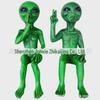 Alien UFO Outdoor Garden Gnome Statue Ornament