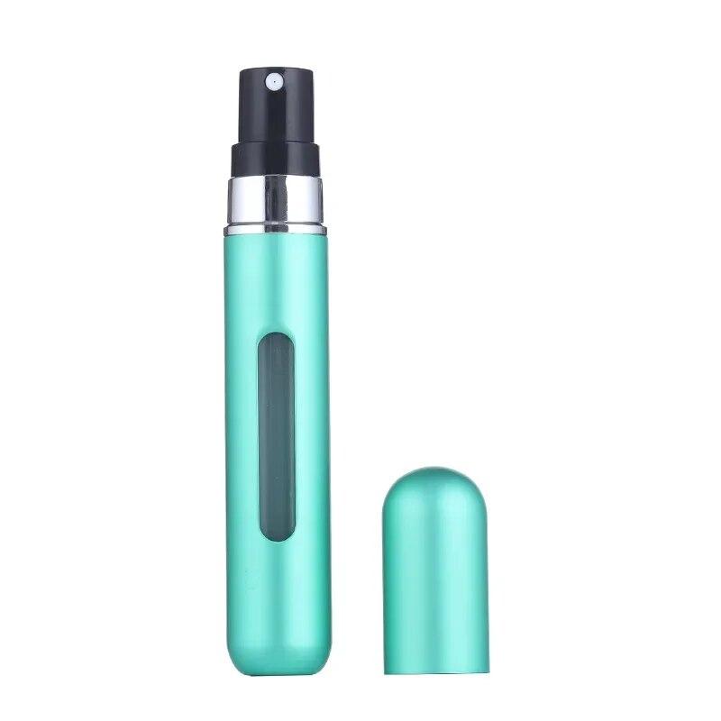 8ML Portable Travel Mini Small Container Aluminum Purse Tester Decant Perfume Roller Bottle Dispensing Tool Refillable Spray 1PC