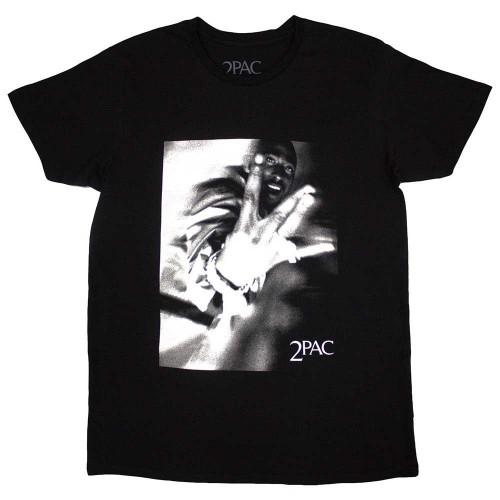 Tupac Shakur Unisex Adult Fingers Tone T-Shirt
