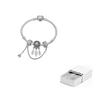 Pandora 925 Sterling Silver Bracelets Set Women's Silver ZT-0026
