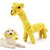 1pcs Bite Resistant Pet Dog Chew Toys Animal Giraffe Pattern Pet Rope Knot Toy for Small Medium Dogs Pet Training Products