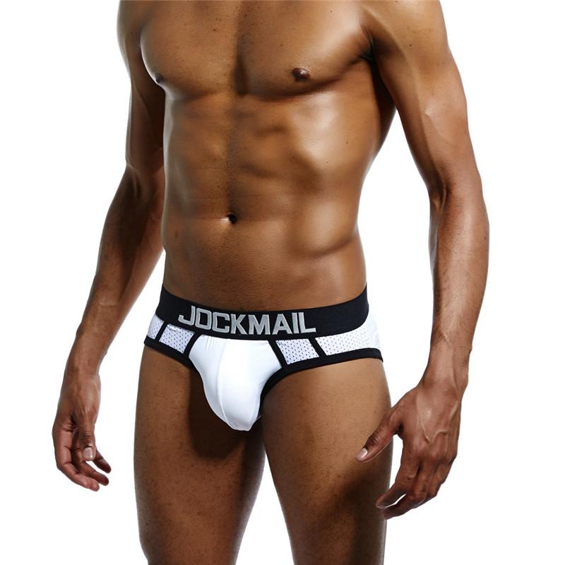 Трусы JOCKMAIL Фирменное дышащее мужское нижнее белье из сетки с низкой талией