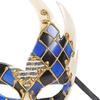 Masquerade Mask Cosplay Checkered Antique Prom Costume Accessories Mardi Gras for